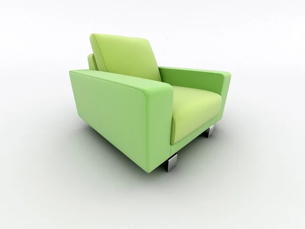 Дизайн інтер'єру крісла ізольовано на білому — стокове фото