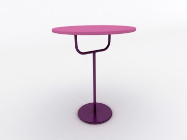 hi-tech ontwerp tabel geïsoleerd op wit