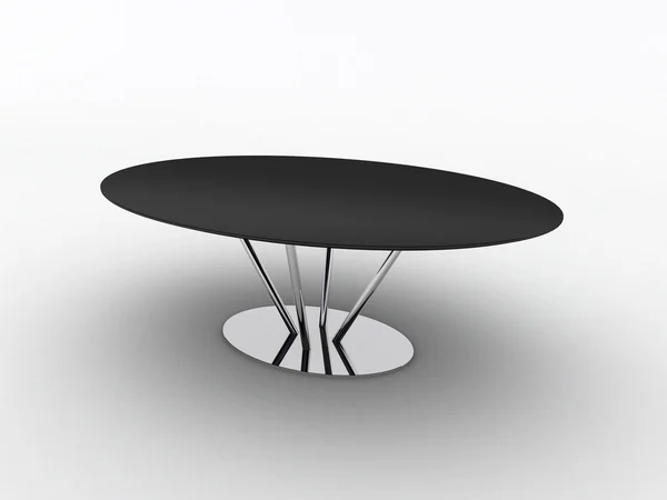 白で隔離されるハイテクな設計テーブル — ストック写真