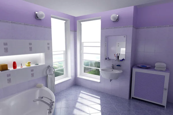 İç modern banyo