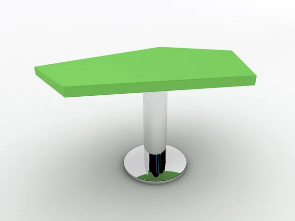 Hi-tech tavolo di design isolato su bianco — Foto Stock