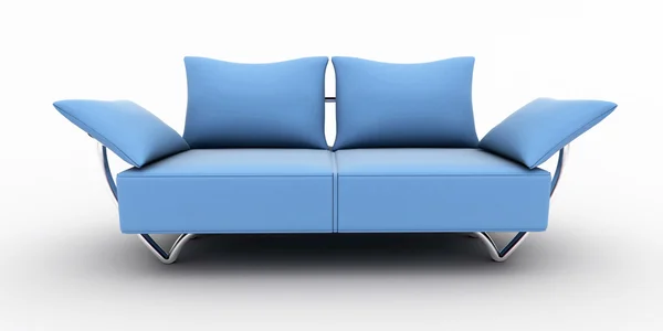 Interior design sofa isolated on white — Stock Photo, Image