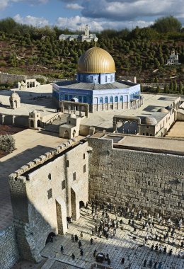 Model Of The Temple Mount In Jerusalem clipart