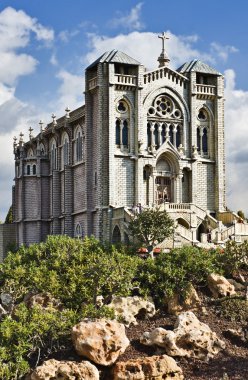 Model Of The Salesian Church, Nazareth clipart