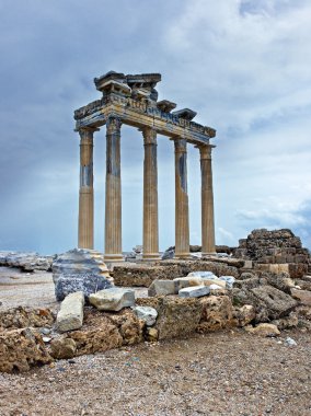 Apollo Temple in Side clipart