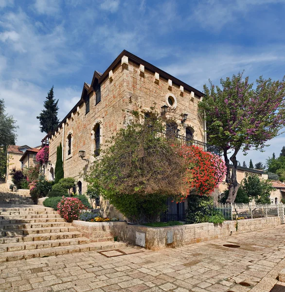 Dzielnica Jemin Mosze rejon Jerozolimy — Zdjęcie stockowe