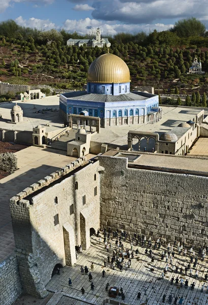 Temple Mount Kudüs'te modeli — Stok fotoğraf