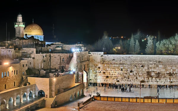 Walvisvangst muur, oude stad, Jeruzalem — Stockfoto