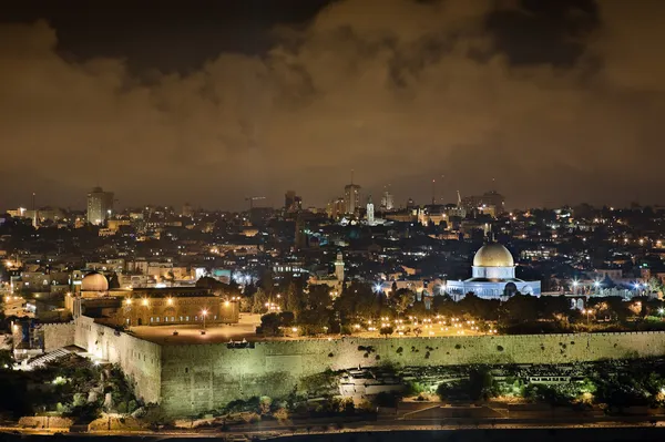 耶路撒冷的古城 图库图片