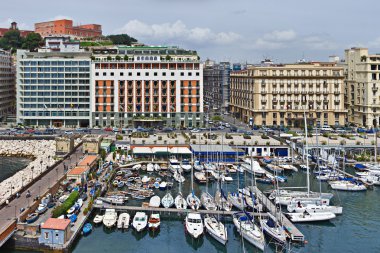 S. Lucia port, Naples clipart