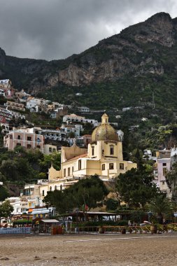 Santa Caterina Church, Positano, Italy clipart