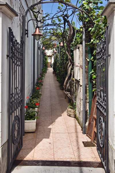 Улица Анакапри, Капри , — стоковое фото