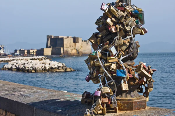 stock image Llock with names for the stronger love