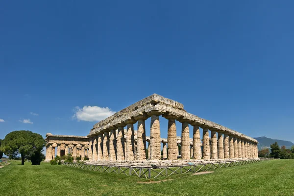 Tempel van hera, paestum, Italië — Stockfoto
