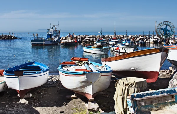 Barcos em Marina Grande, Sorrento — Fotografia de Stock