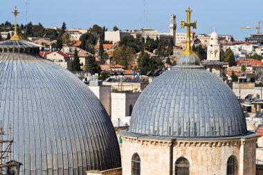 Church of the Holy Sepulchre domes clipart