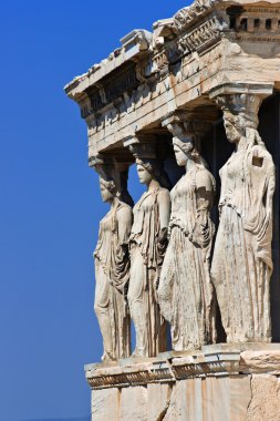 Caryatids Of Erechtheum clipart