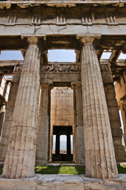 Temple Of Hephaestus colonnade clipart