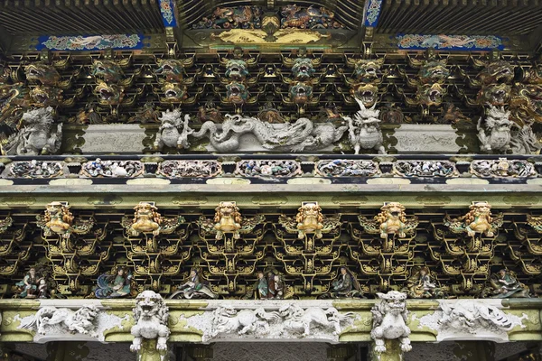 Šintoistická svatyně tosho-gu zeď — Stock fotografie
