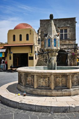 Medieval Fountain clipart