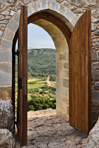 城のドア — ストック写真