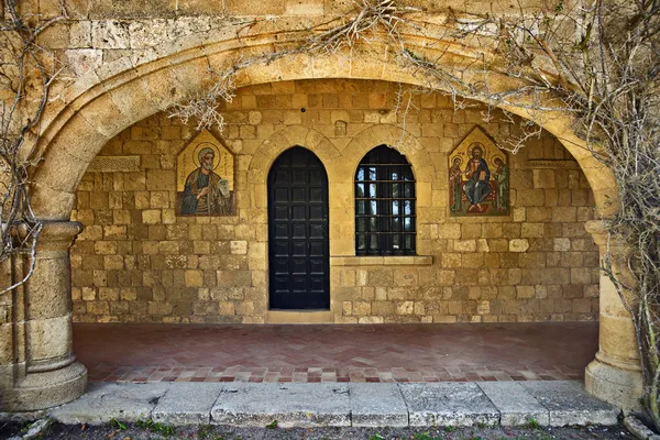 Filerimos klášter — Stock fotografie