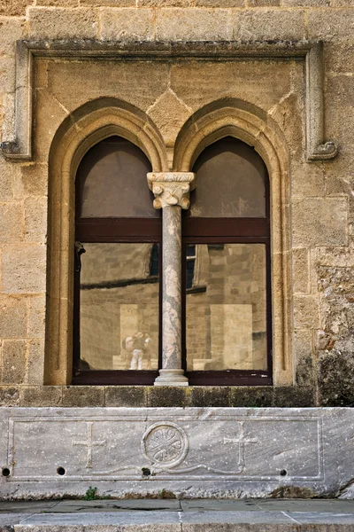 Palace Of The Grand Master Window — Stock Photo, Image