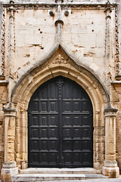 Ortaçağ Saray kapısı — Stok fotoğraf