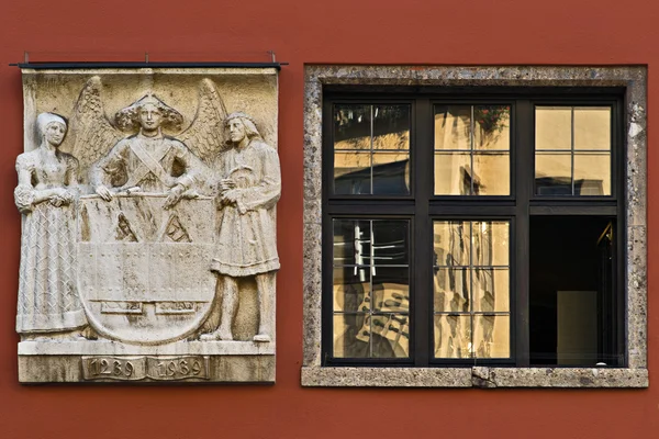 奥地利因斯布鲁克 windows — 图库照片