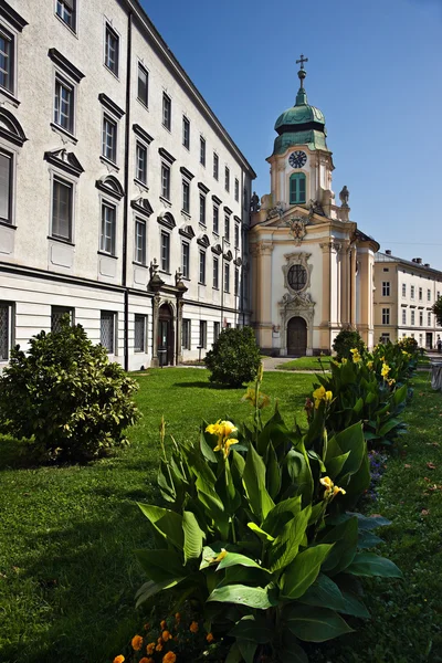 Seminarkirche Kościoła, linz, austria — Zdjęcie stockowe