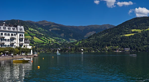 Vista panorámica de Zeller Ver lago — Foto de Stock