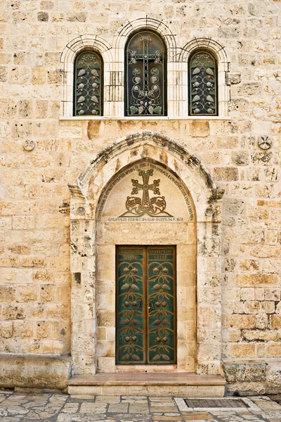 聖墳墓教会の側のドア — ストック写真