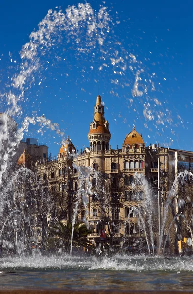 Placa de Katalonien fontän — Stockfoto
