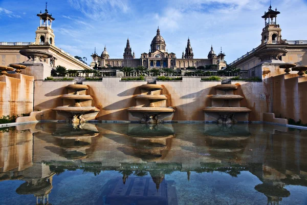 Palau Nacional, Barcelona Royaltyfria Stockfoton