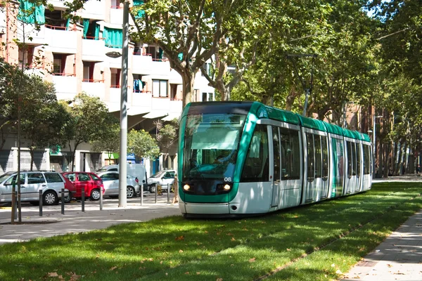 Tram, groene vervoer — Stockfoto