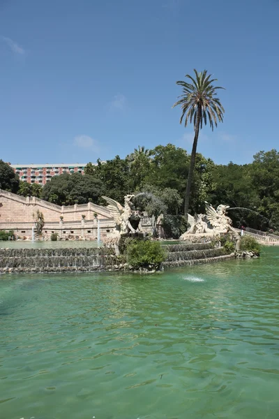 "Сіудадела" s парк Каскад, Барселона — стокове фото