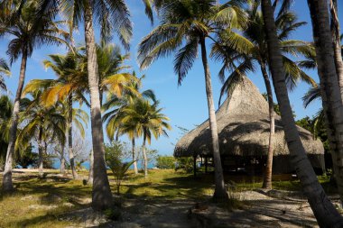 The Rosario Islands. Caribbean Colombia clipart