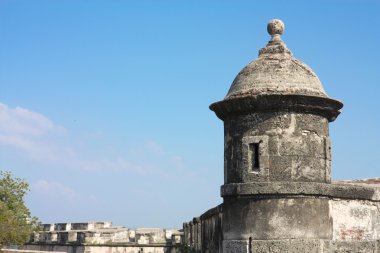 Koloni duvar. Cartagena de Indias