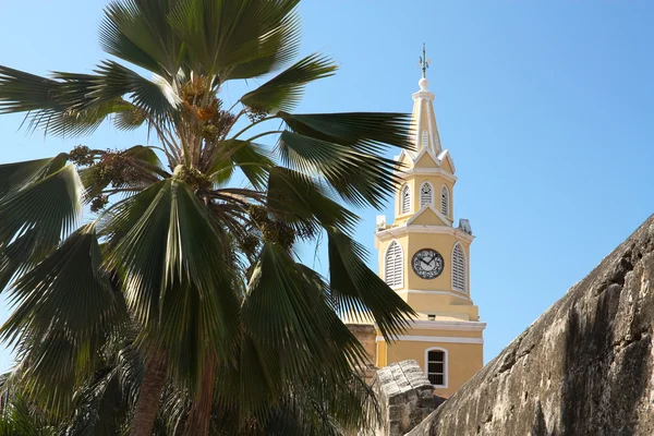 Torre do Relógio. Cartagena, Colômbia — Fotografia de Stock