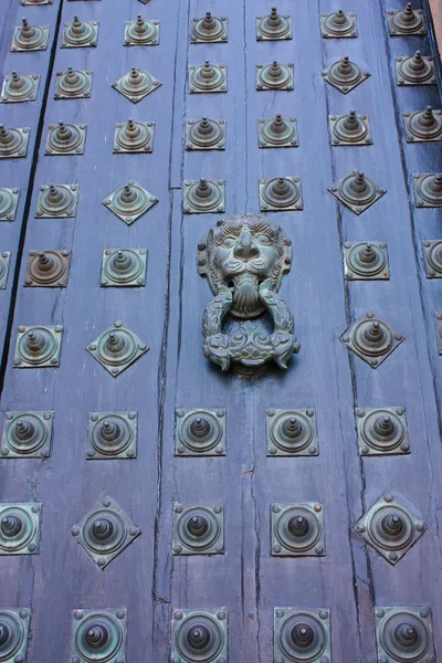 荣耀之门。圣地亚哥德孔波斯特拉 — 图库照片
