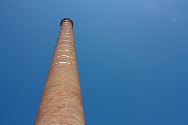 Old fireplace, industrial symbol