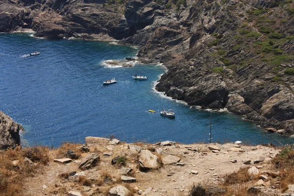 Barcos en Cap de Creus, Costa Brava —  Fotos de Stock