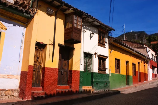 Colonial street. Bogot — Stock Photo, Image