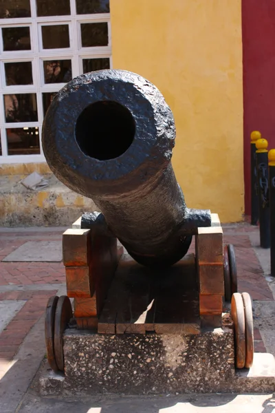 Cañón en Cartagena — Foto de Stock