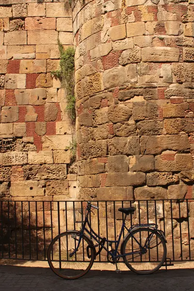 stock image Roman wall, Barcelona