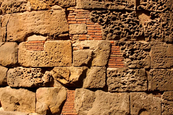 Римські мури, Барселона — стокове фото