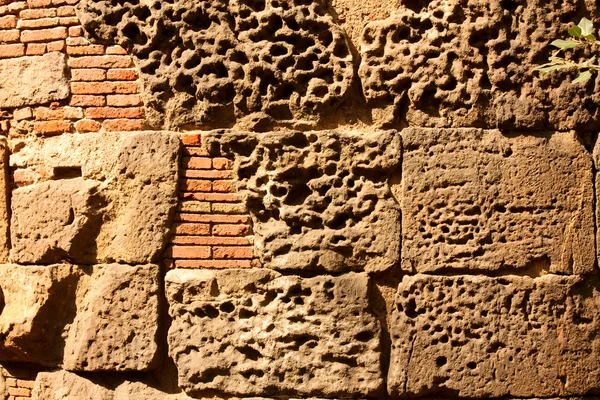 Римські мури, Барселона — стокове фото