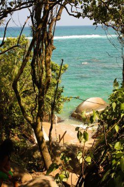 Karayip Denizi. Tayrona Parkı. Kolombiya