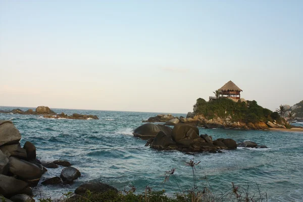 Stock image Hut. Tayrona National Park. Colombia