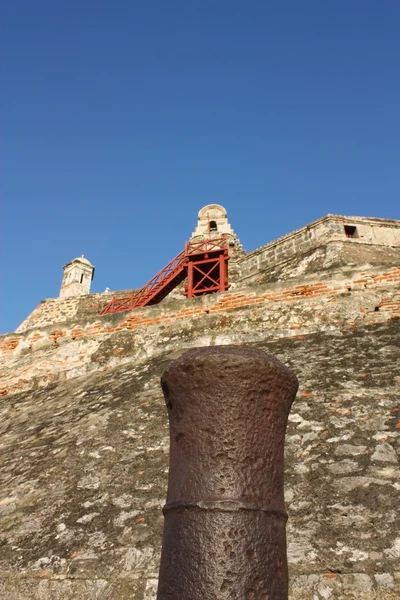 Burg. cartagena de indias, kolumbien — Stockfoto